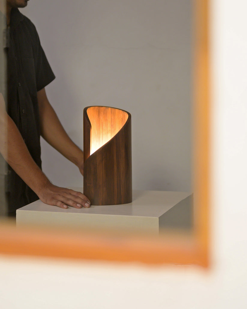 Fold Table Lamp by Studio Indigene