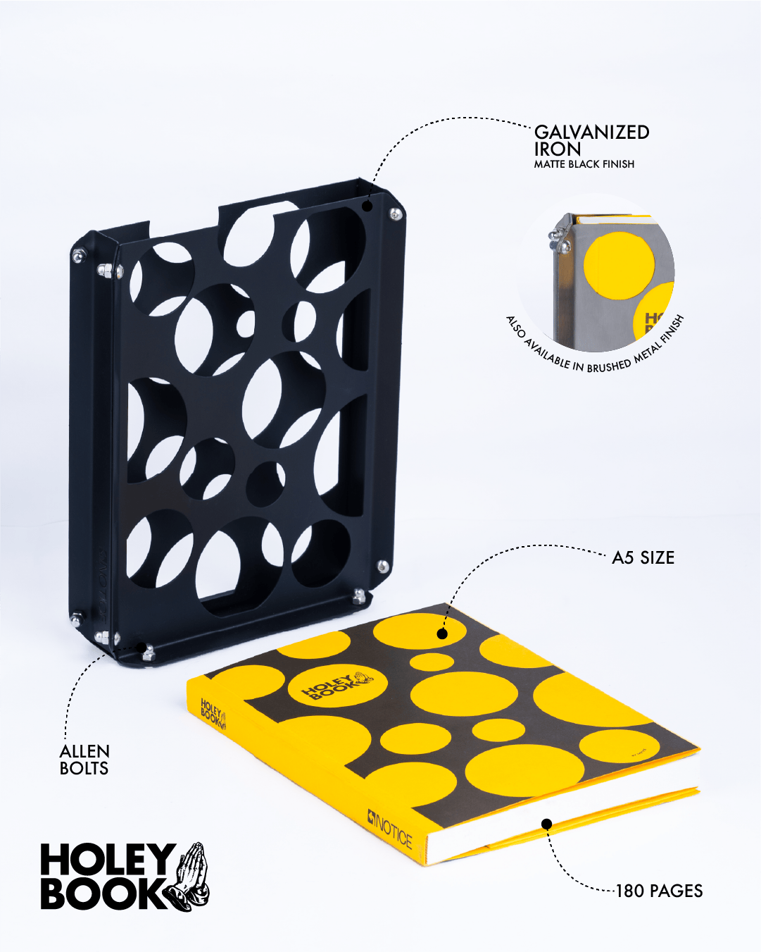 Holey Book (Black) by Notice