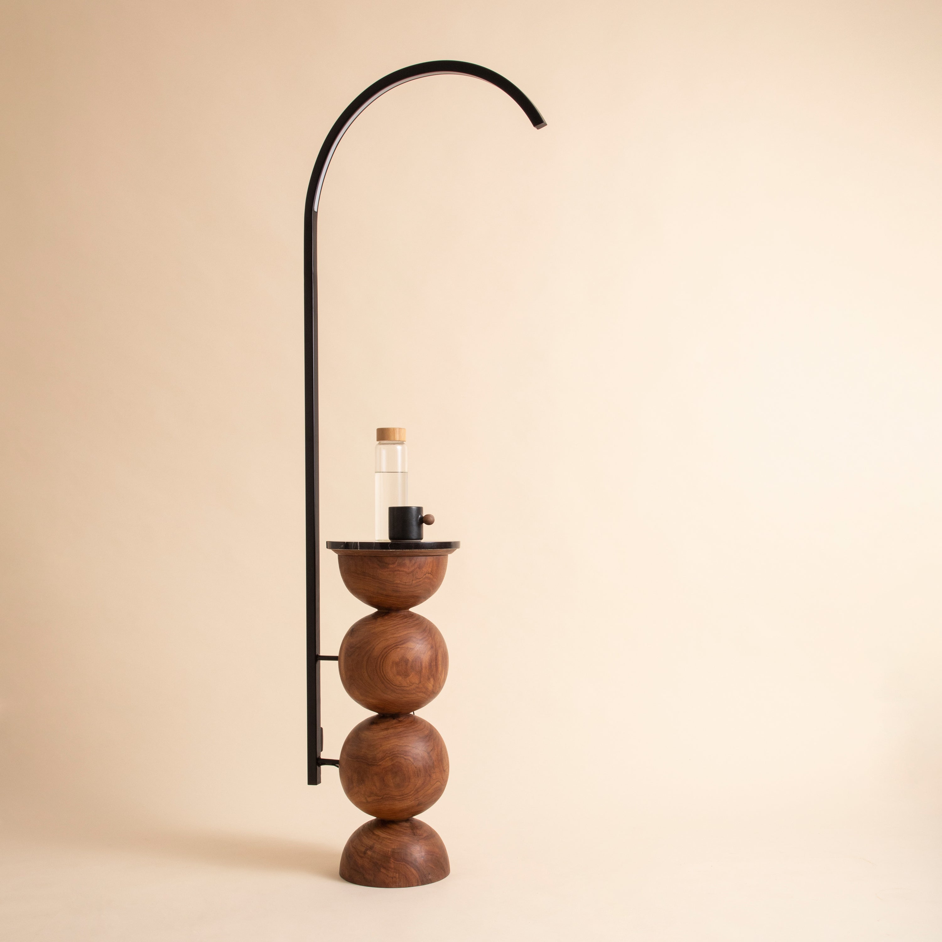 Ball Arc Floor Lamp by OBJECTRY