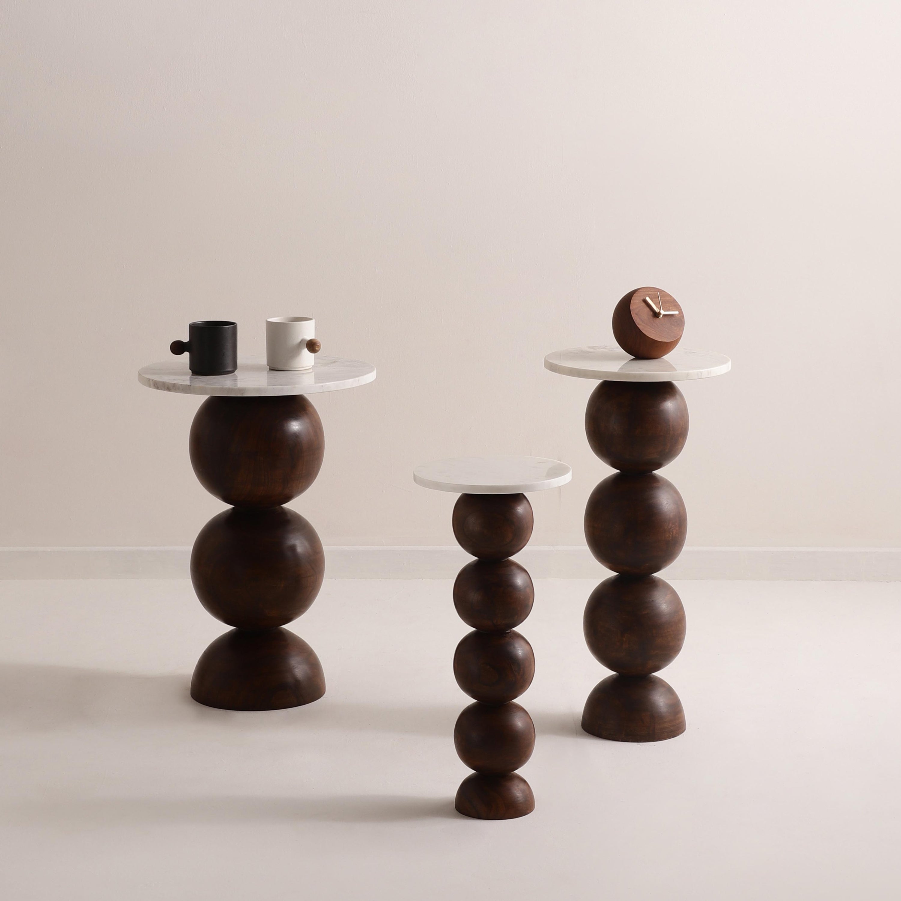 Ball Pack Table - Set of 3 by OBJECTRY