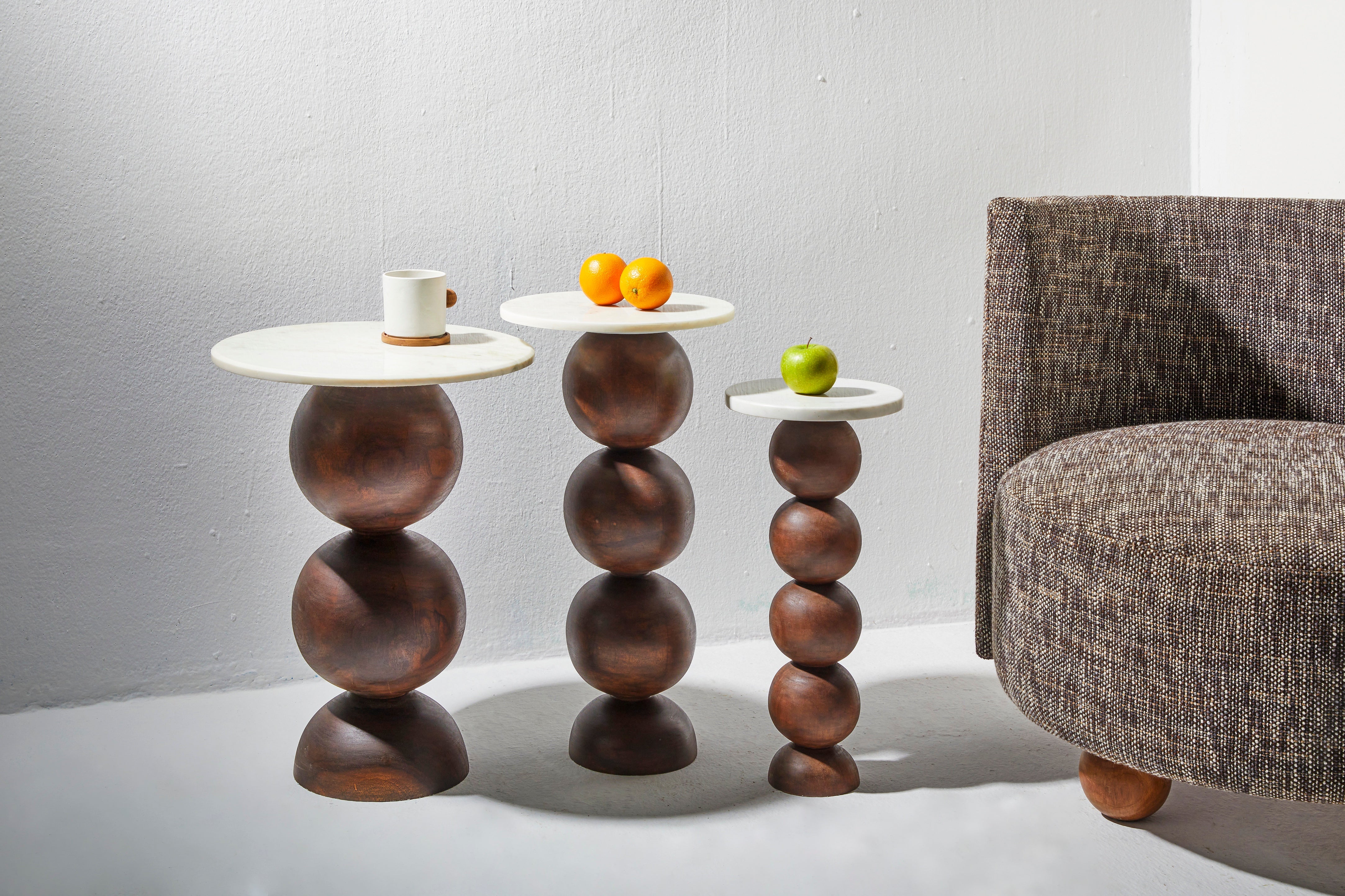 Ball Pack Table - Set of 3 by OBJECTRY