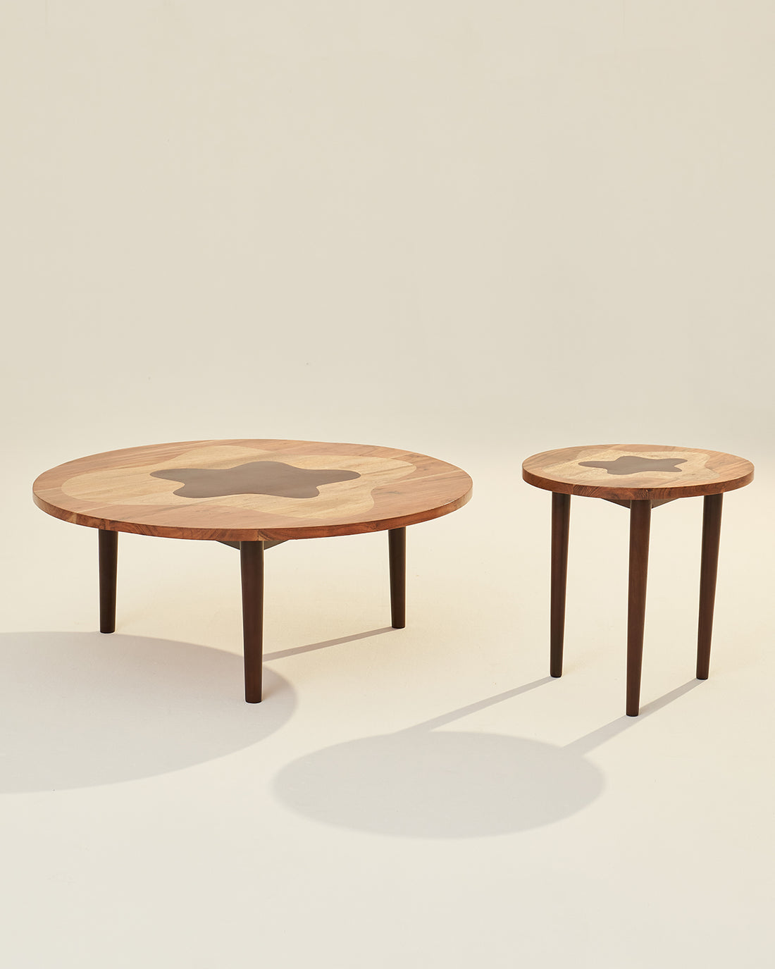 Amoeboid Tables (Set of 2) by LMNOH