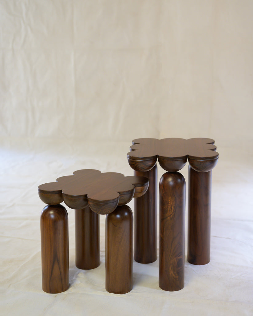 Scallop Side Tables by Studio Indigene