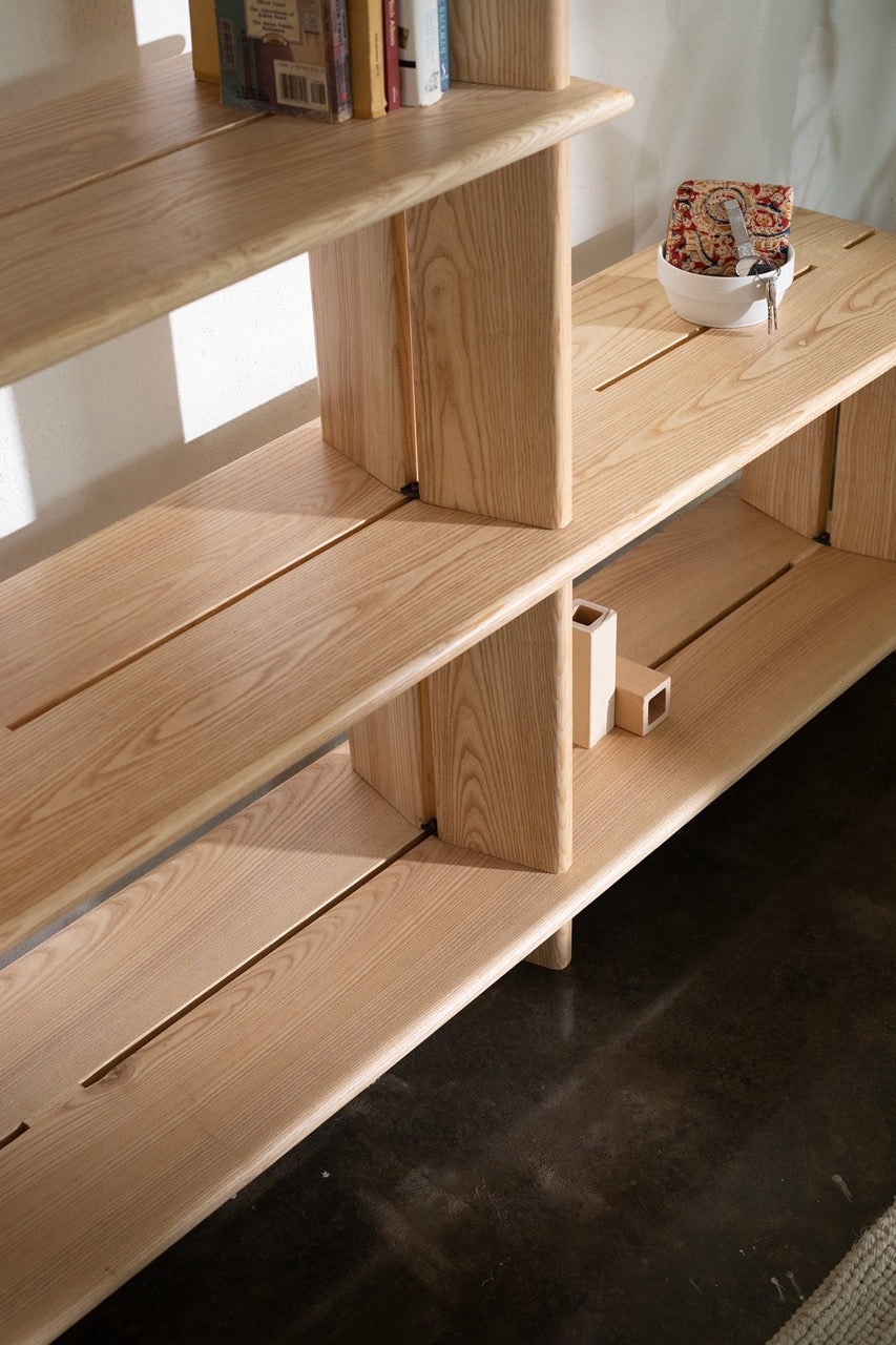 Twofold Bookshelf by Murubi