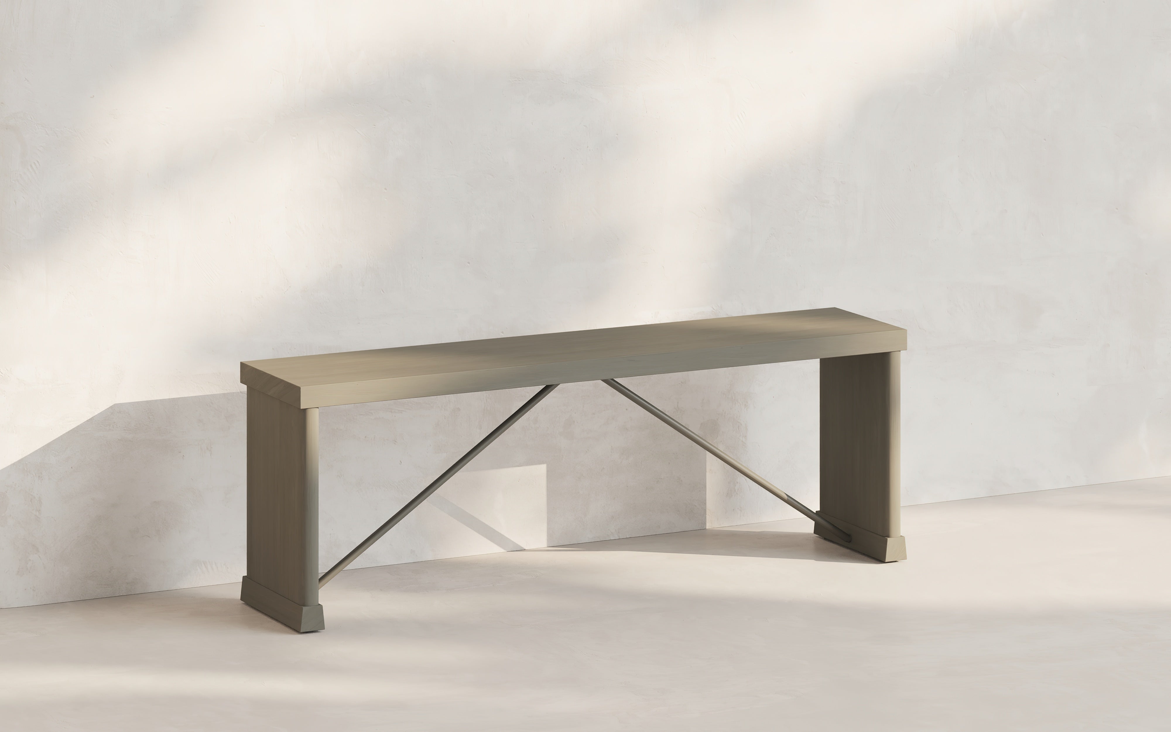 Nest Wood Bench, 2 Seater by SĀR STUDIO