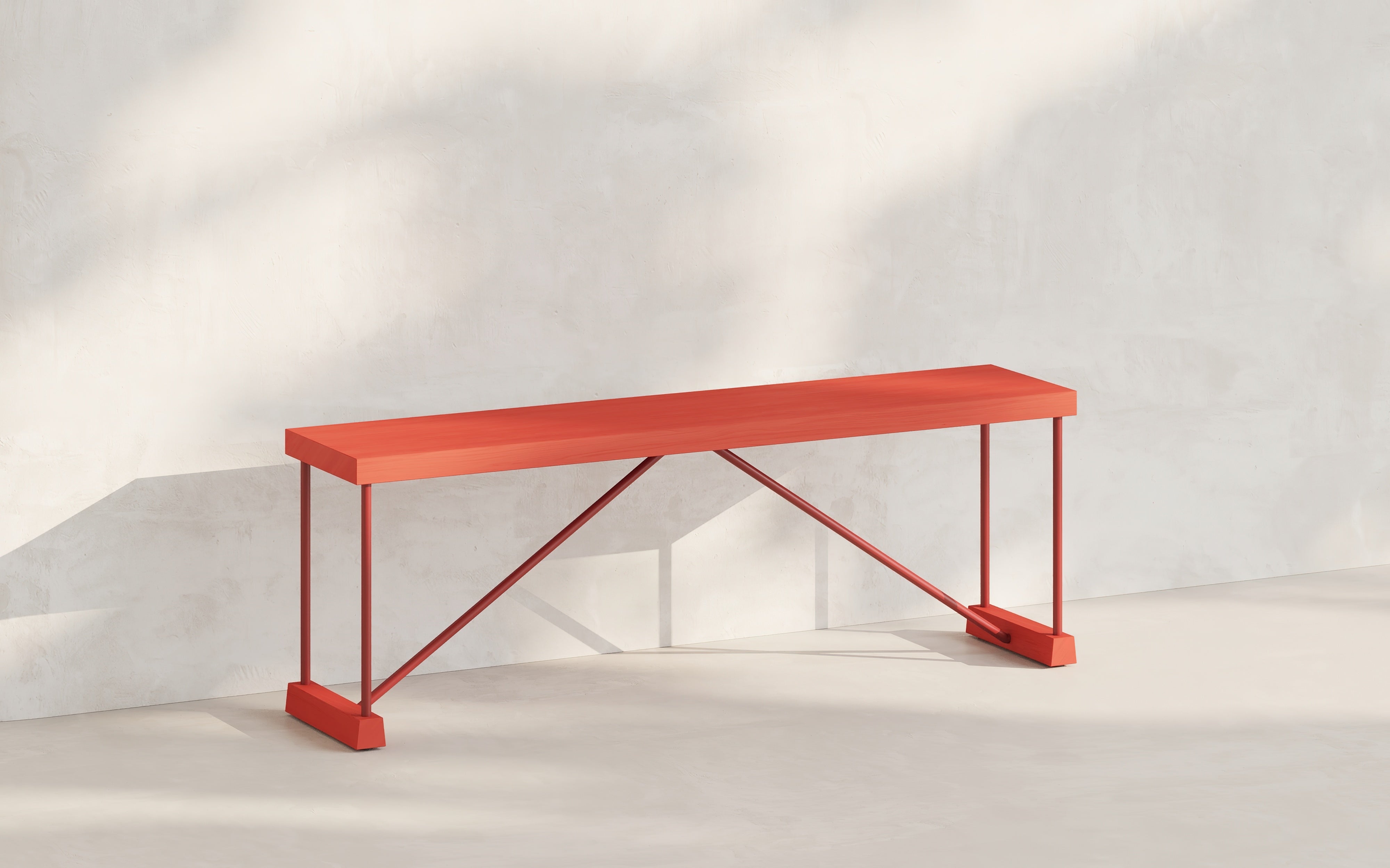 Nest Metal Bench, 2 Seater by SĀR STUDIO