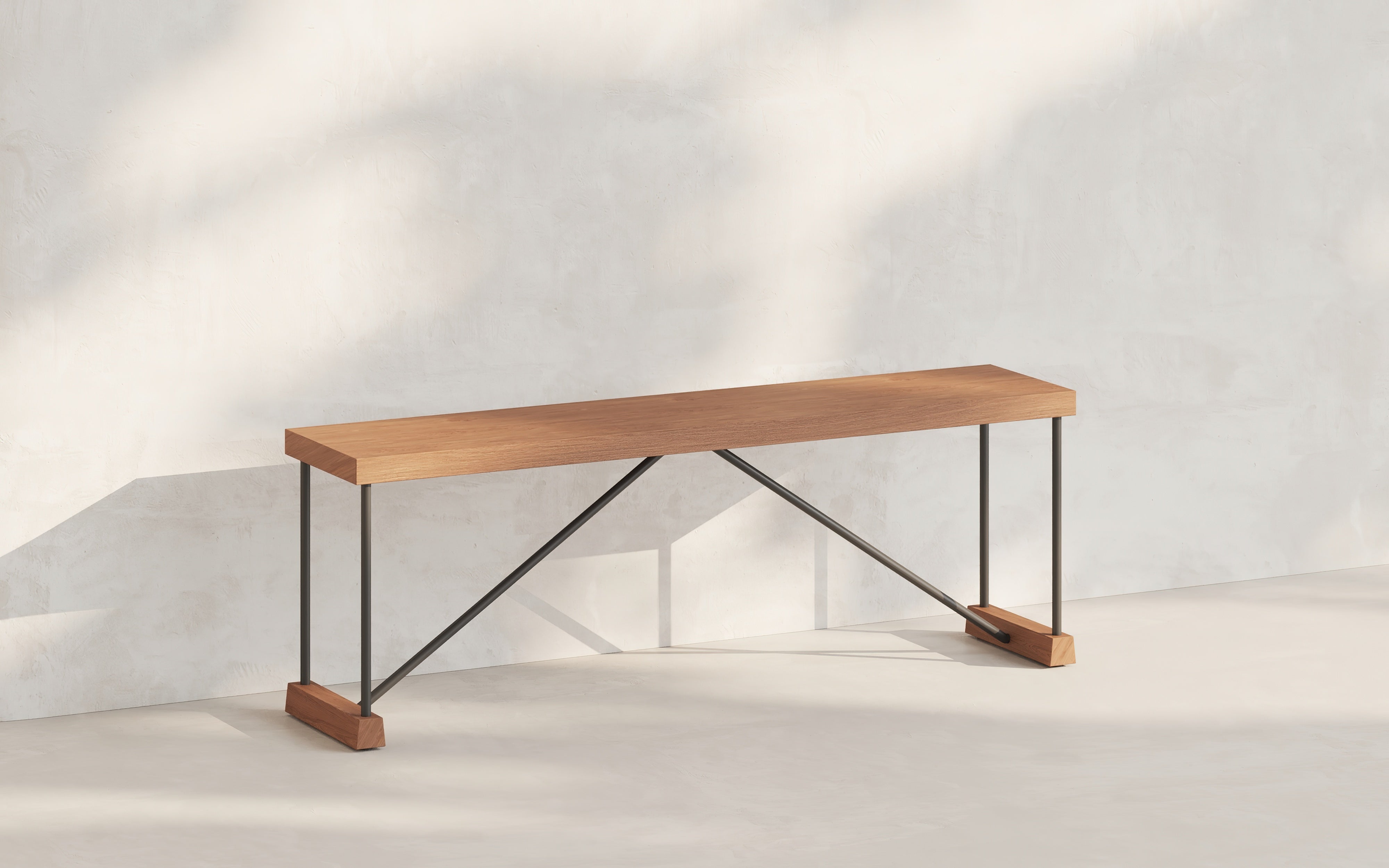 Nest Metal Bench, 2 Seater by SĀR STUDIO