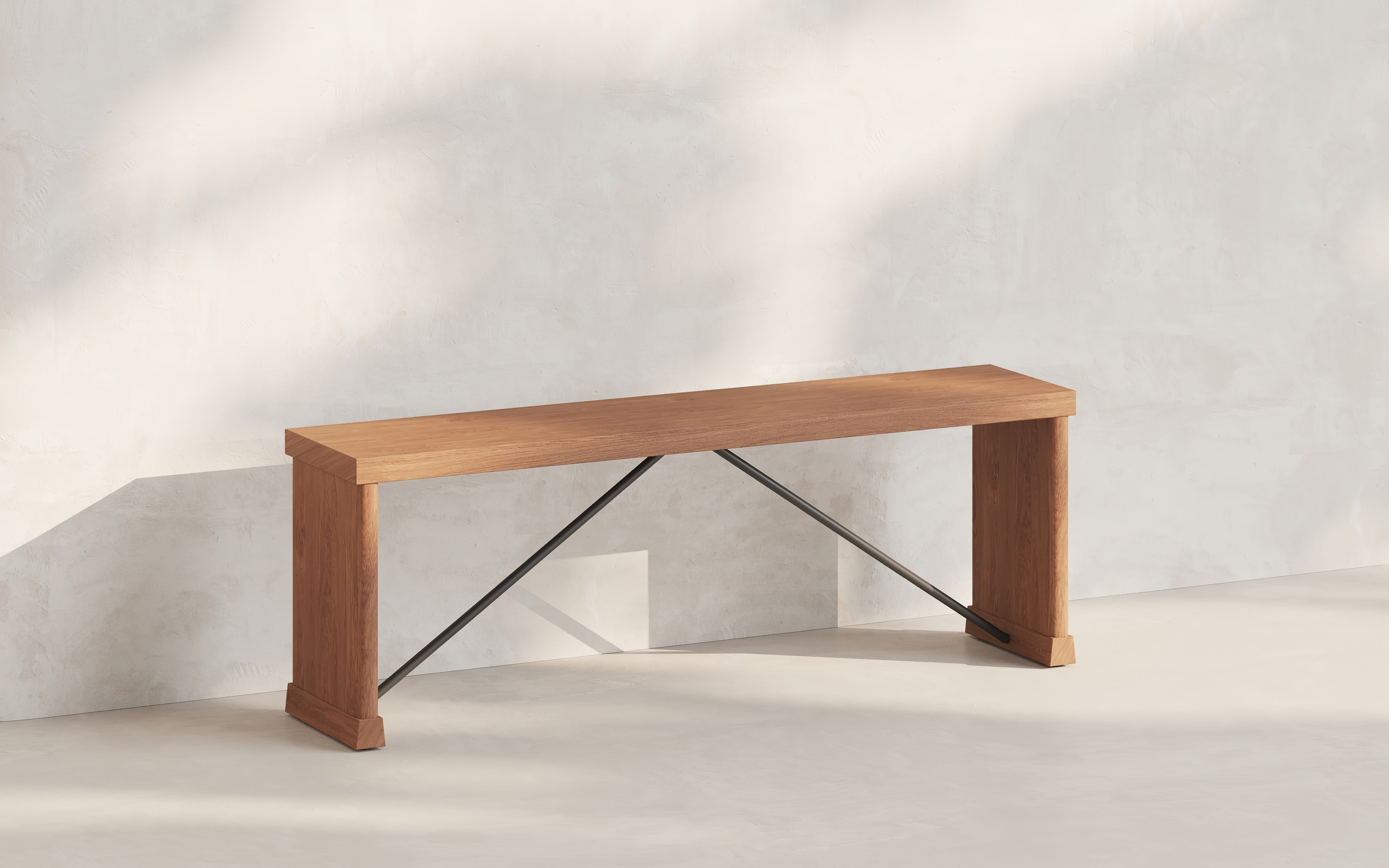 Nest Wood Bench, 2 Seater by SĀR STUDIO
