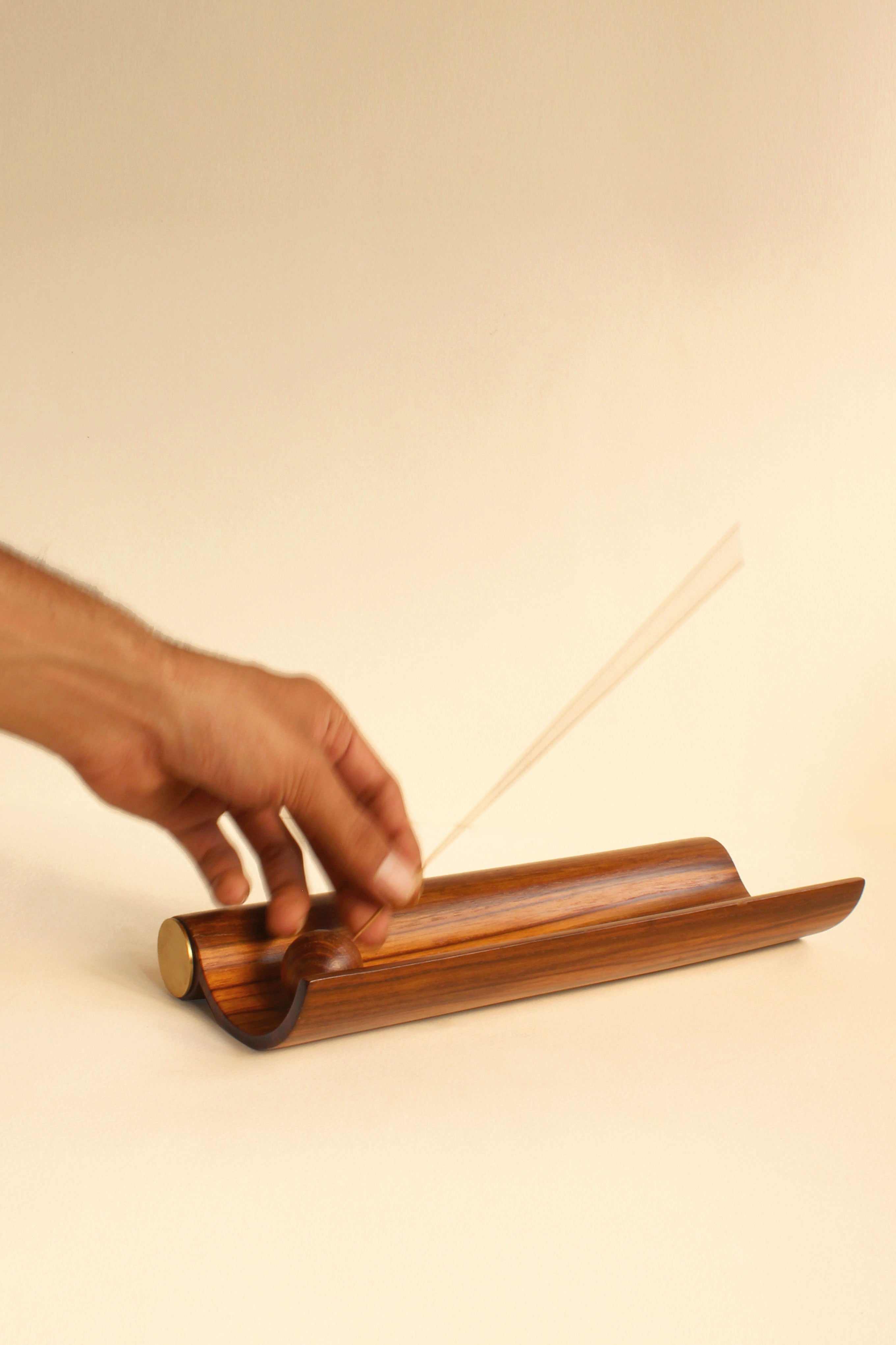 Aguru Incense Stick Holder by Studio Indigene